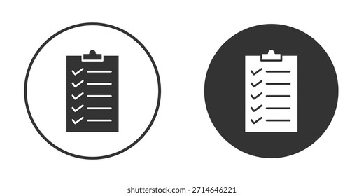 Ilustración vectorial de icono de Portapapeles sólida. Plantilla de logotipo de Vector en estilo plano de moda