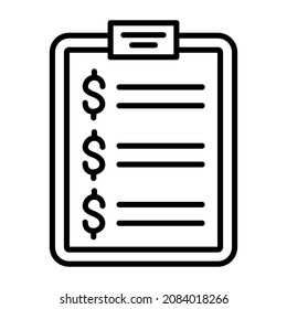 Clipboard icon vector image. Can also be used for web apps, mobile apps and print media.