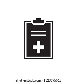 Clipboard icon vector logo design.