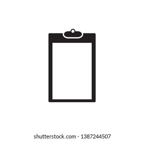 Clipboard icon vector logo template