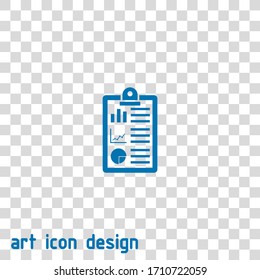 Vector de icono del Portapapeles en fondo aislado
