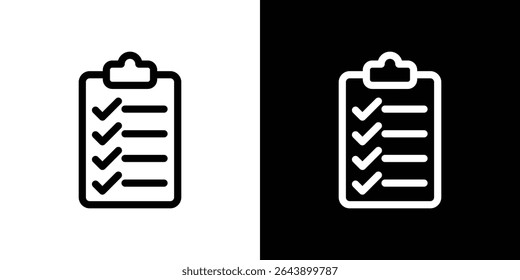 Clipboard icon vector simple element illustration editable