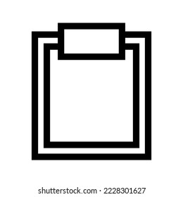 Clipboard Icon Vector Symbol Design Illustration