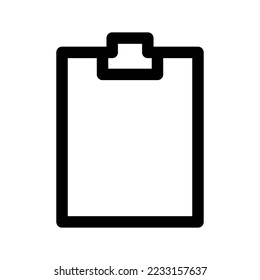 Clipboard Icon Vector Symbol Design Illustration