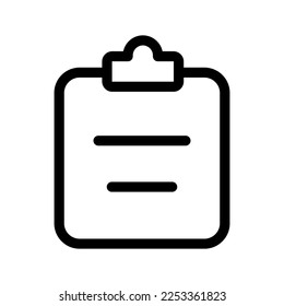 Clipboard Icon Vector Symbol Design Illustration
