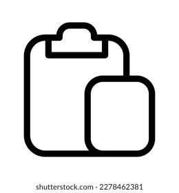 Clipboard Icon Vector Symbol Design Illustration