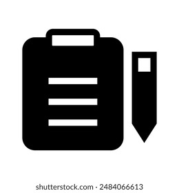 Zwischenablage Symbol Vektorgrafik Symbol Design Illustration