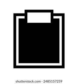 Icono de Portapapeles Ilustración de diseño de símbolo de Vector