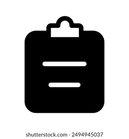 Clipboard Icon Vector Symbol Design Illustration