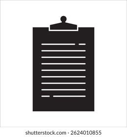 Vetor de ícone da área de transferência. Ilustração de vetor de símbolo de ícone de linha de tarefa