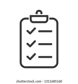 clipboard icon vector template
