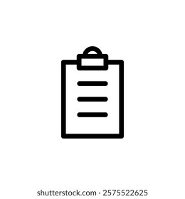 clipboard icon vector template design