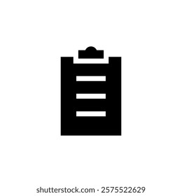 clipboard icon vector template design