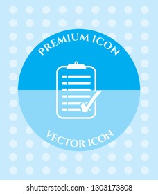 Clipboard Icon for Web, Applications, Software & Graphic Designs.