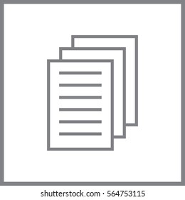 Clipboard Icon. web design style
