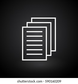 Clipboard Icon. Web design style.