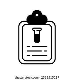 clipboard icon with white background vector stock illustration