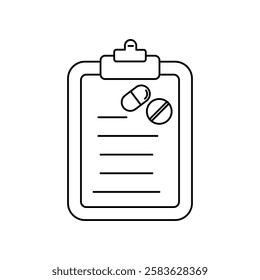 clipboard icon with white background vector stock illustration