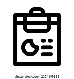 clipboard icon for your website, mobile, presentation, and logo design.