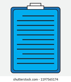 Clipboard icons for various purposes are easy to edit and are made in eps 10 format