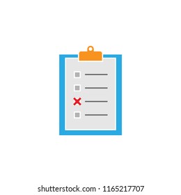 Clipboard isolated color icon, vector illustration design. Logistics collection.