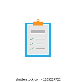 Clipboard isolated color icon, vector illustration design. Logistics collection.