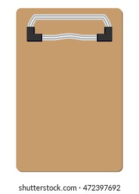Clipboard Isolated on White
