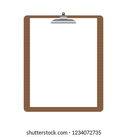 Clipboard Isolated On White Background