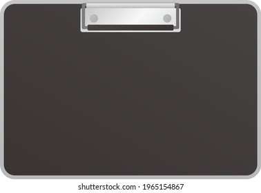 A clipboard isolated vector illustration.