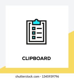 CLIPBOARD LINE ICON SET