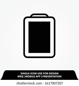 Clipboard  line Icon vector illustration