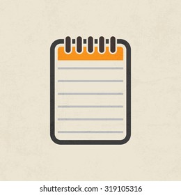 Clipboard, list icon - Vector