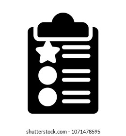 clipboard list page 