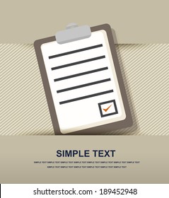 clipboard list paper icon 