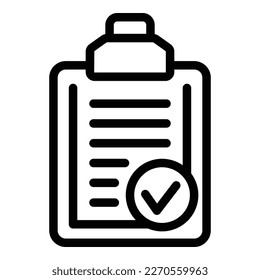 Clipboard manager icon outline vector. Office meeting. Business team