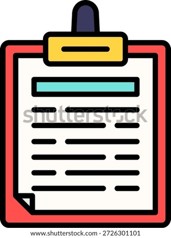 Clipboard New Creative Icon Design Vector
