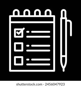 Portapapeles de notas con el icono de lápiz