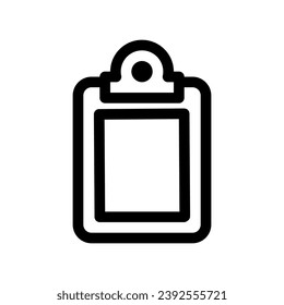 clipboard outline icon pixel perfect for website or mobile app