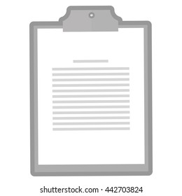 clipboard with paper icon