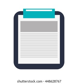 clipboard with paper icon