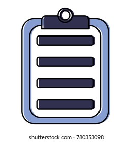 clipboard with paper icon image 