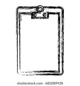 clipboard paper isolated icon