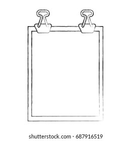 clipboard paper isolated icon