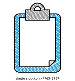 clipboard paper isolated icon