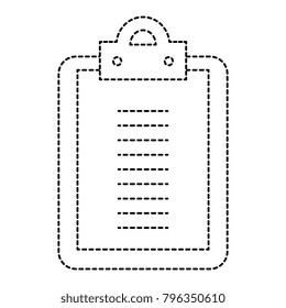 clipboard paper isolated icon