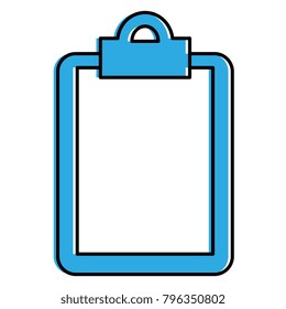 clipboard paper isolated icon