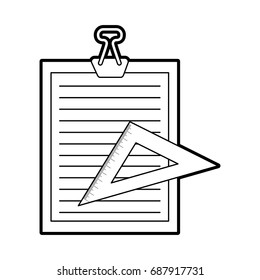clipboard paper with rule