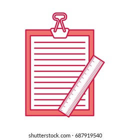 clipboard paper with rule