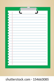 clipboard with paper vector images