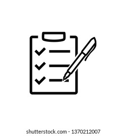 clipboard pencil icon